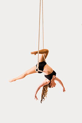 Brittany Sparkles trapeze 2