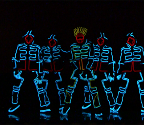 LED Tron Dance Show